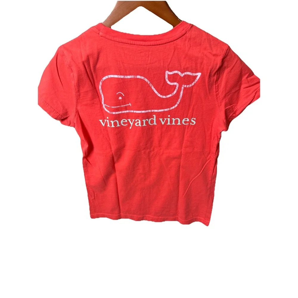 VINEYARD VINES RED WHALE‎ BOAT TSHIRT SIZE XS